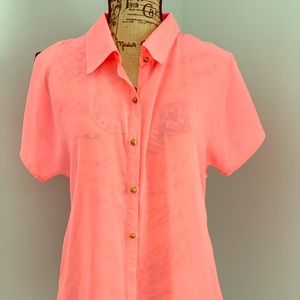 Coral Summer Top